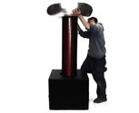 An SG100 twin Tesla coil high voltage special effect